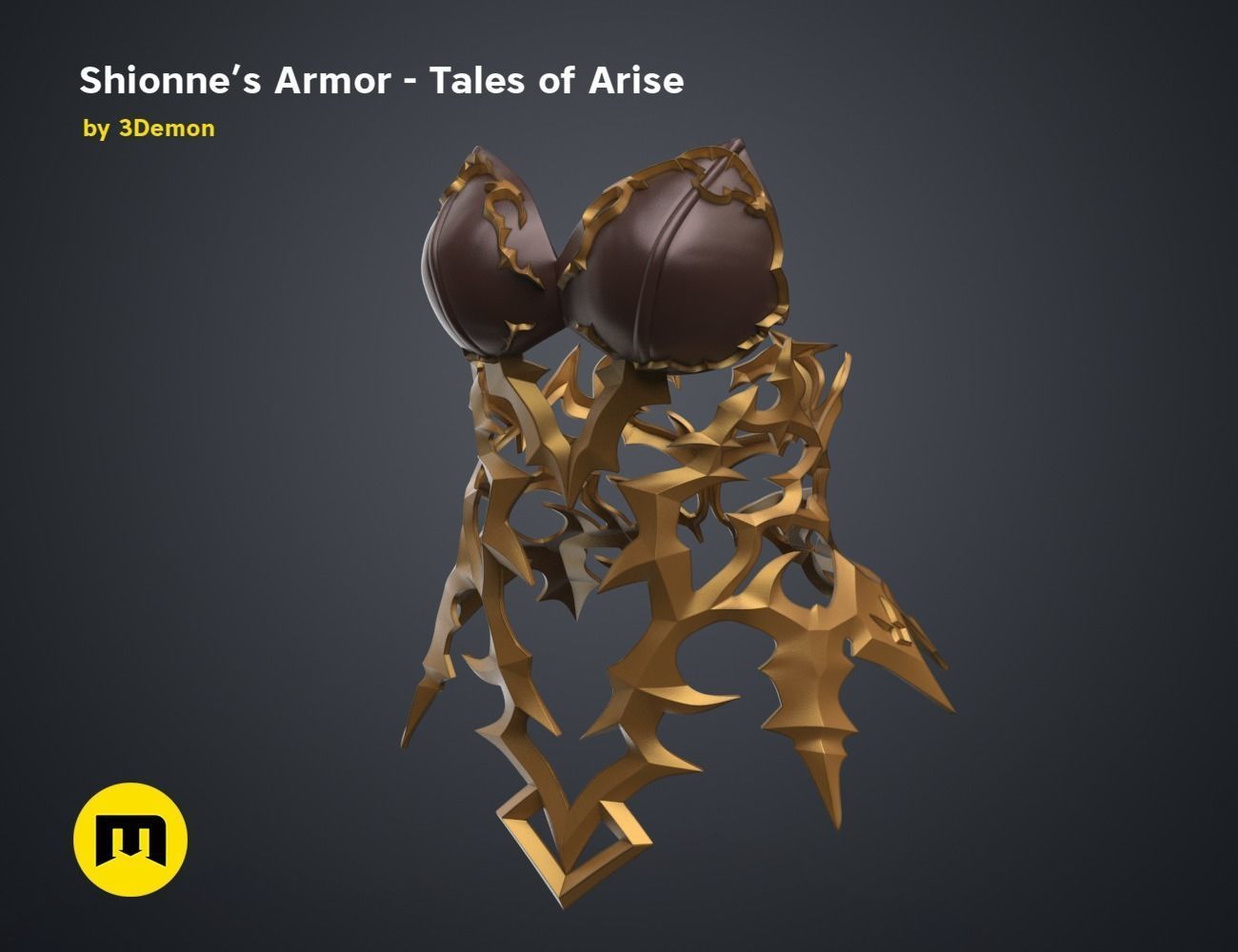 Shionne Armor - Tale of Aries 3D print model_49