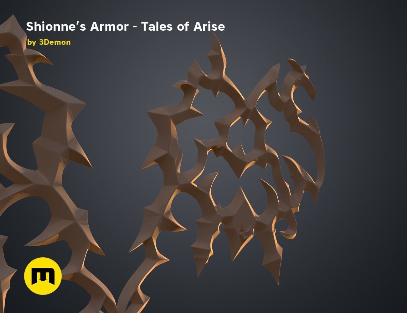 Shionne Armor - Tale of Aries 3D print model_34