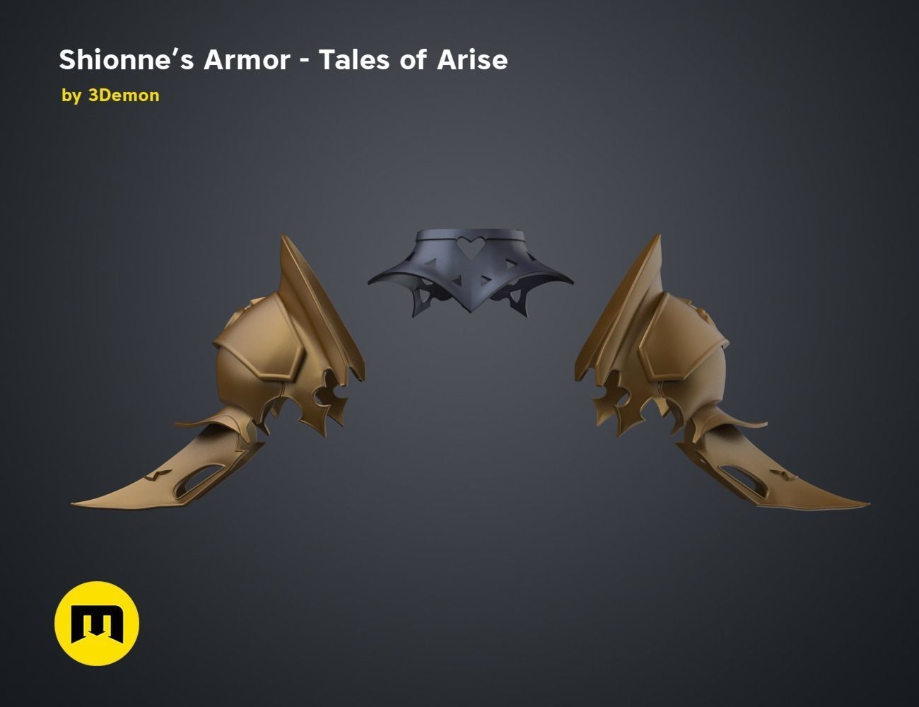 Shionne Armor - Tale of Aries 3D print model_60