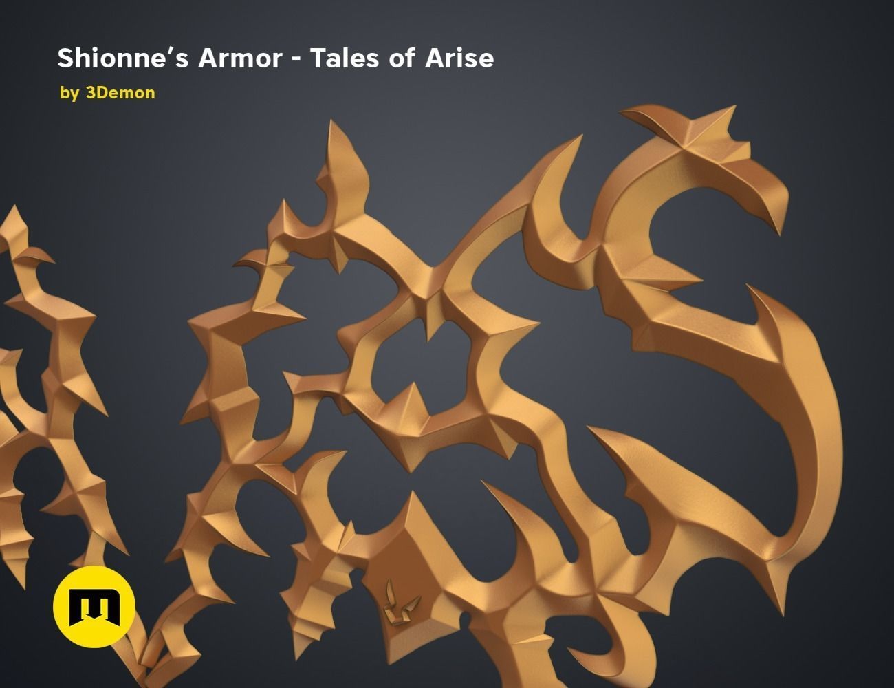Shionne Armor - Tale of Aries 3D print model_54