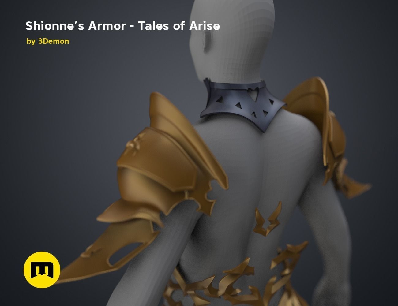 Shionne Armor - Tale of Aries 3D print model_6