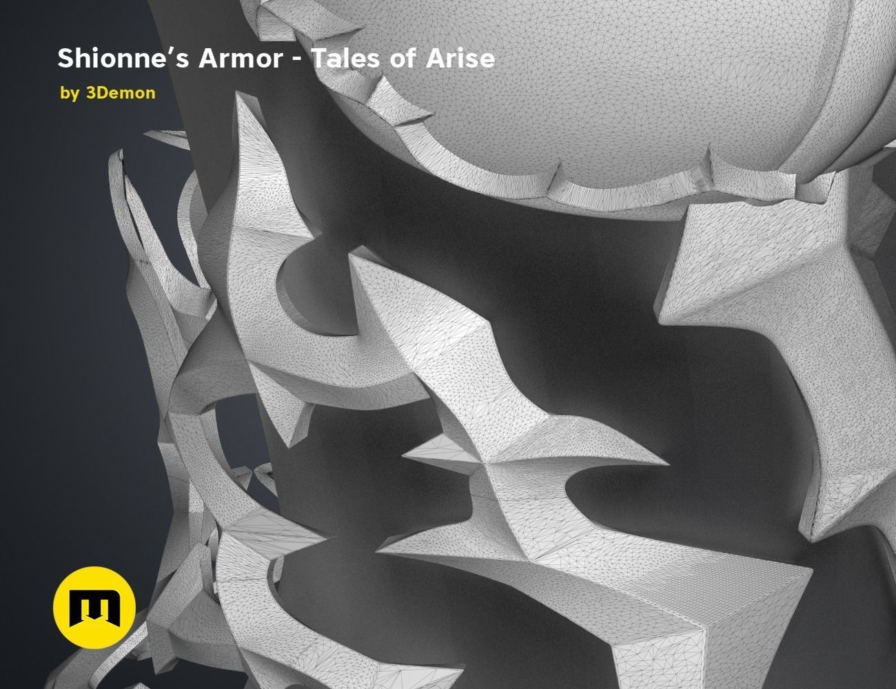 Shionne Armor - Tale of Aries 3D print model_31