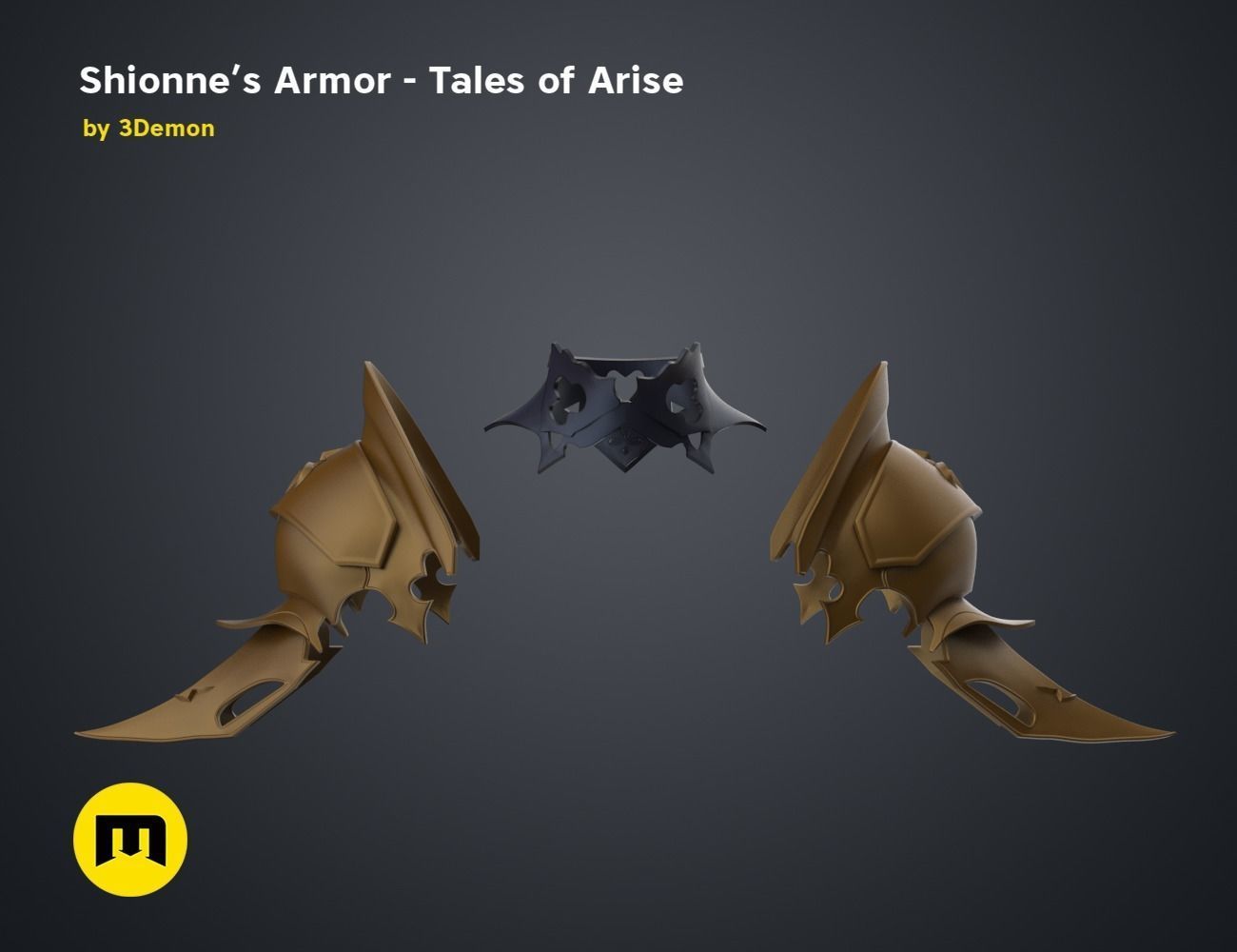Shionne Armor - Tale of Aries 3D print model_59