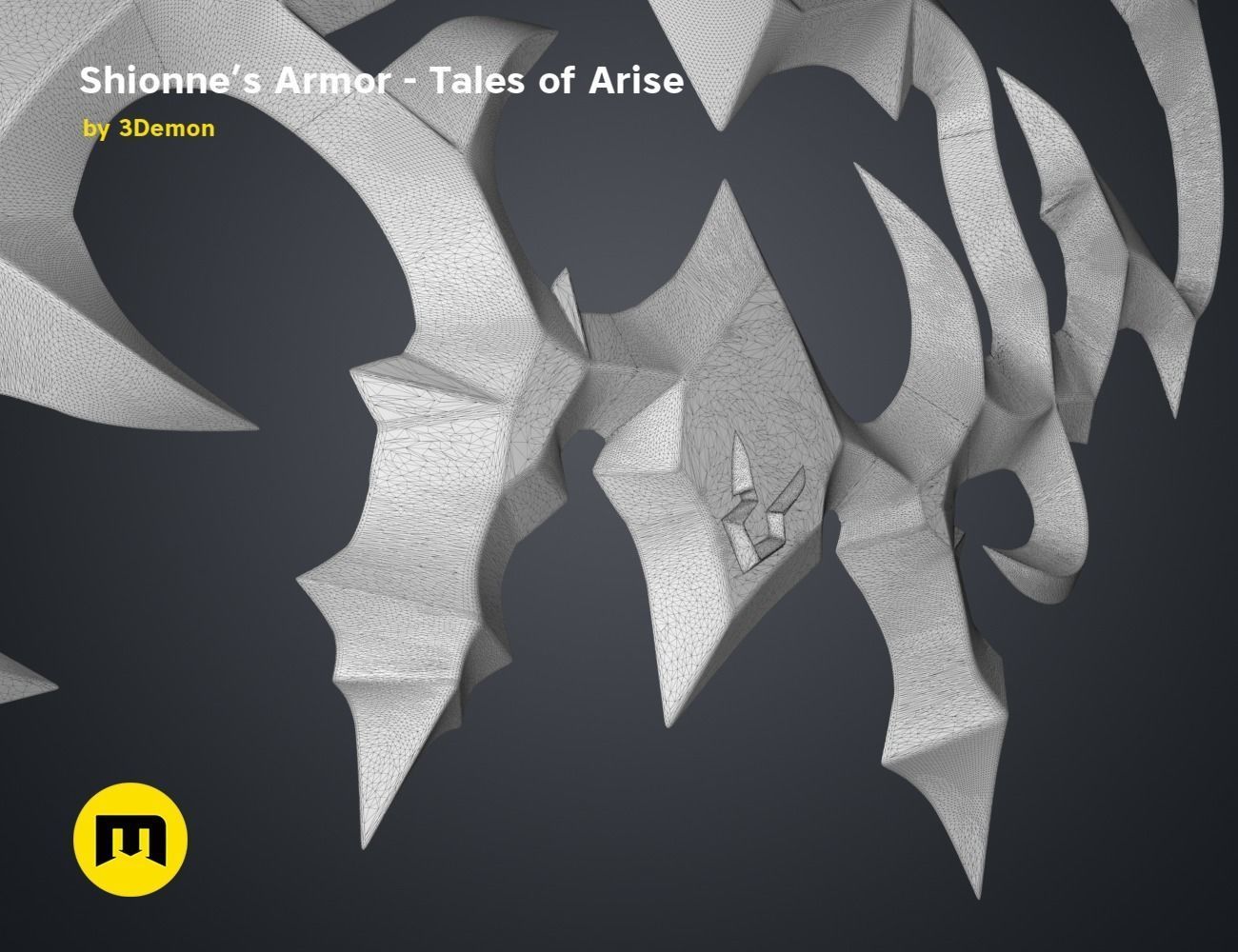 Shionne Armor - Tale of Aries 3D print model_35