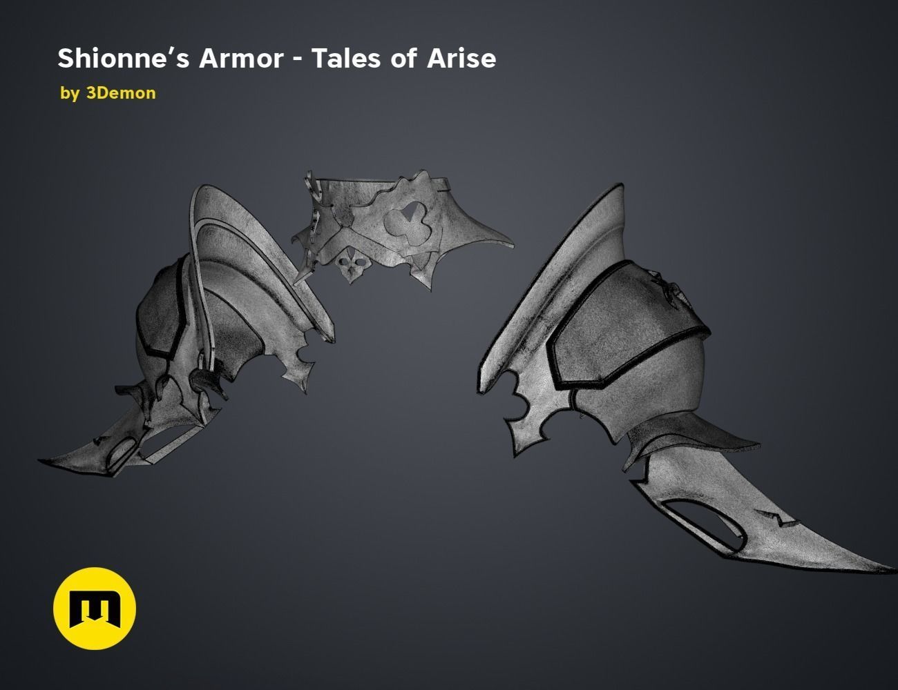Shionne Armor - Tale of Aries 3D print model_19