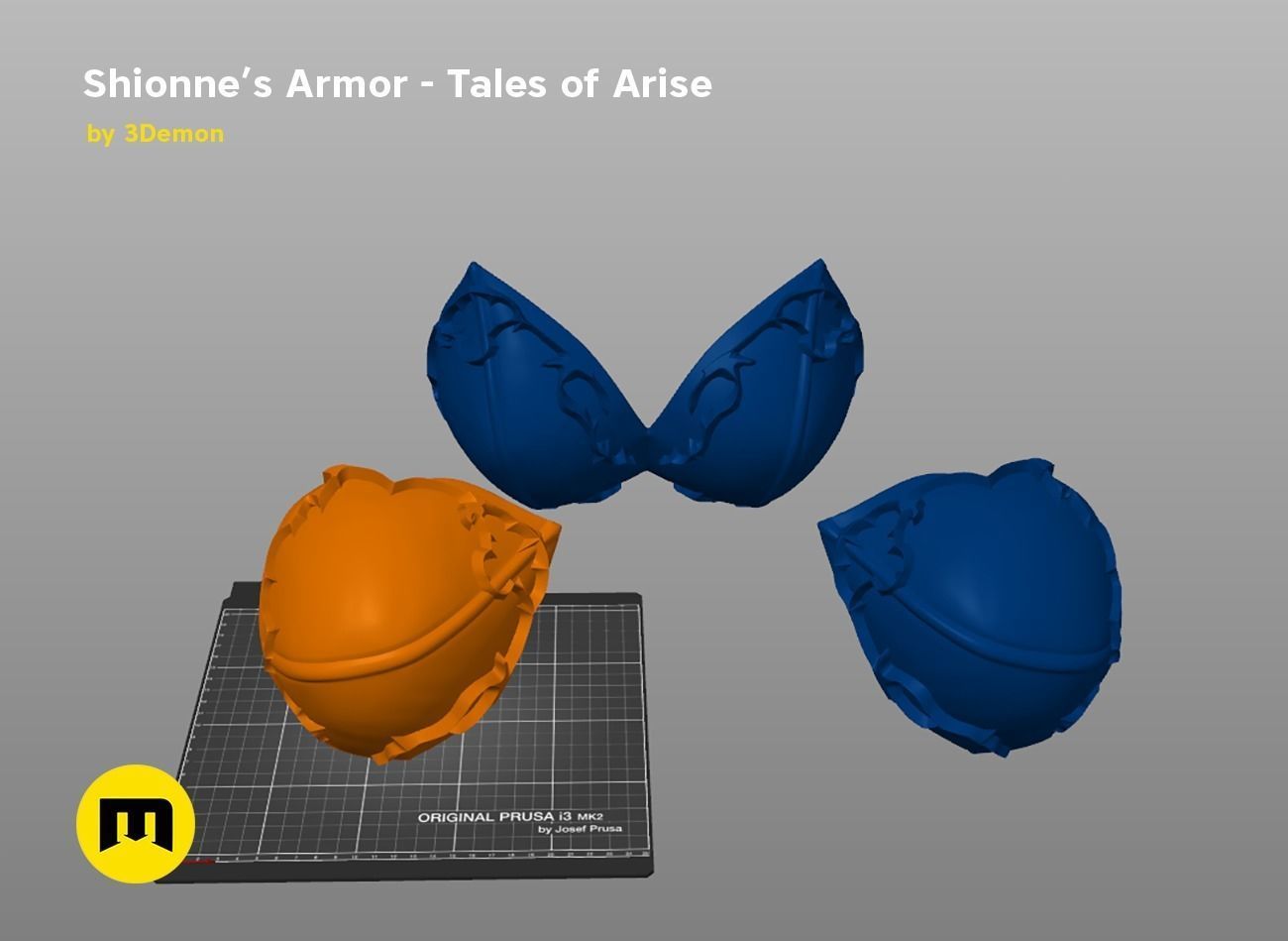 Shionne Armor - Tale of Aries 3D print model_15
