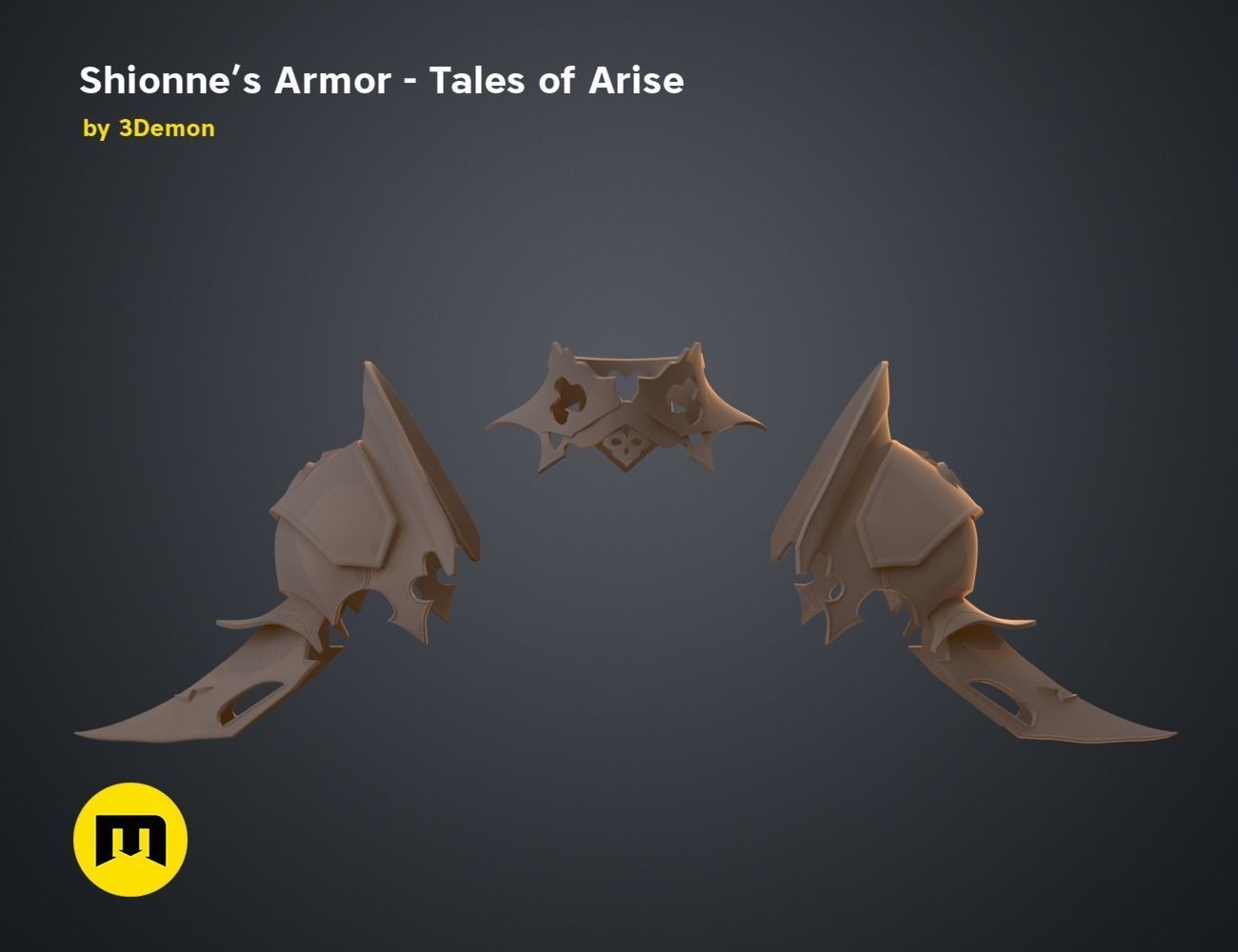 Shionne Armor - Tale of Aries 3D print model_18