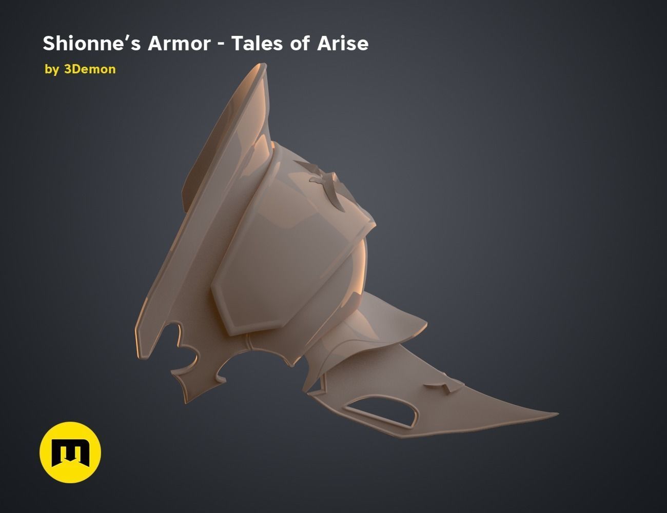 Shionne Armor - Tale of Aries 3D print model_20