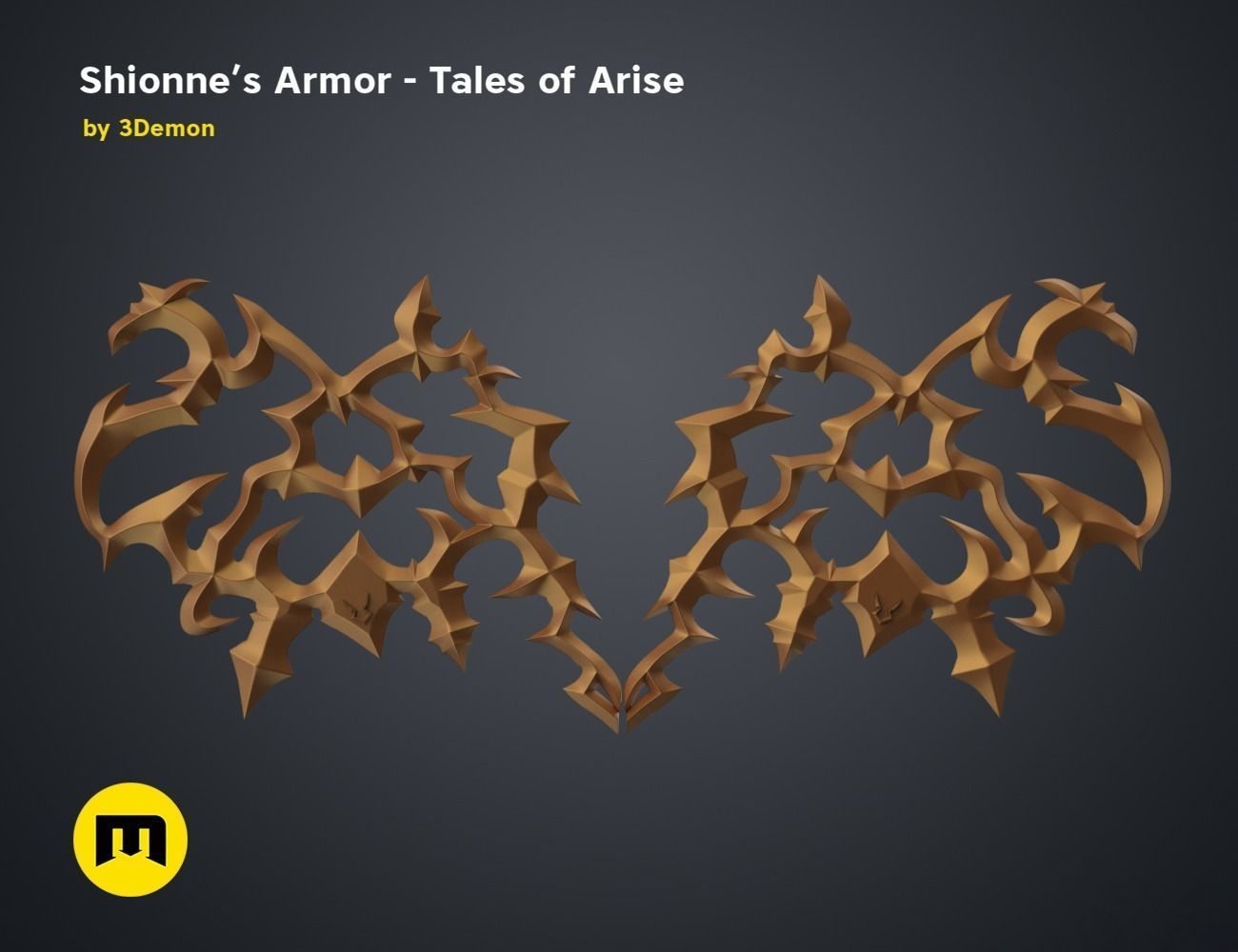 Shionne Armor - Tale of Aries 3D print model_52