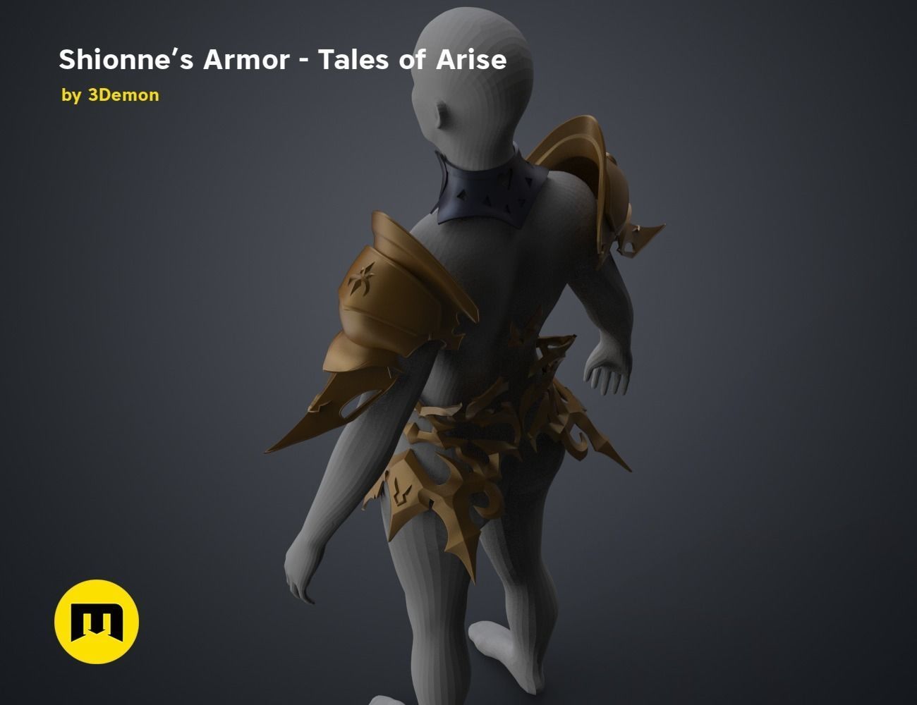 Shionne Armor - Tale of Aries 3D print model_75