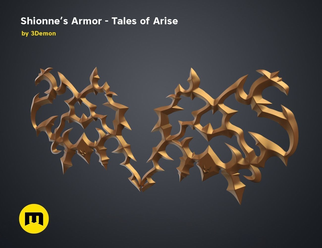 Shionne Armor - Tale of Aries 3D print model_53