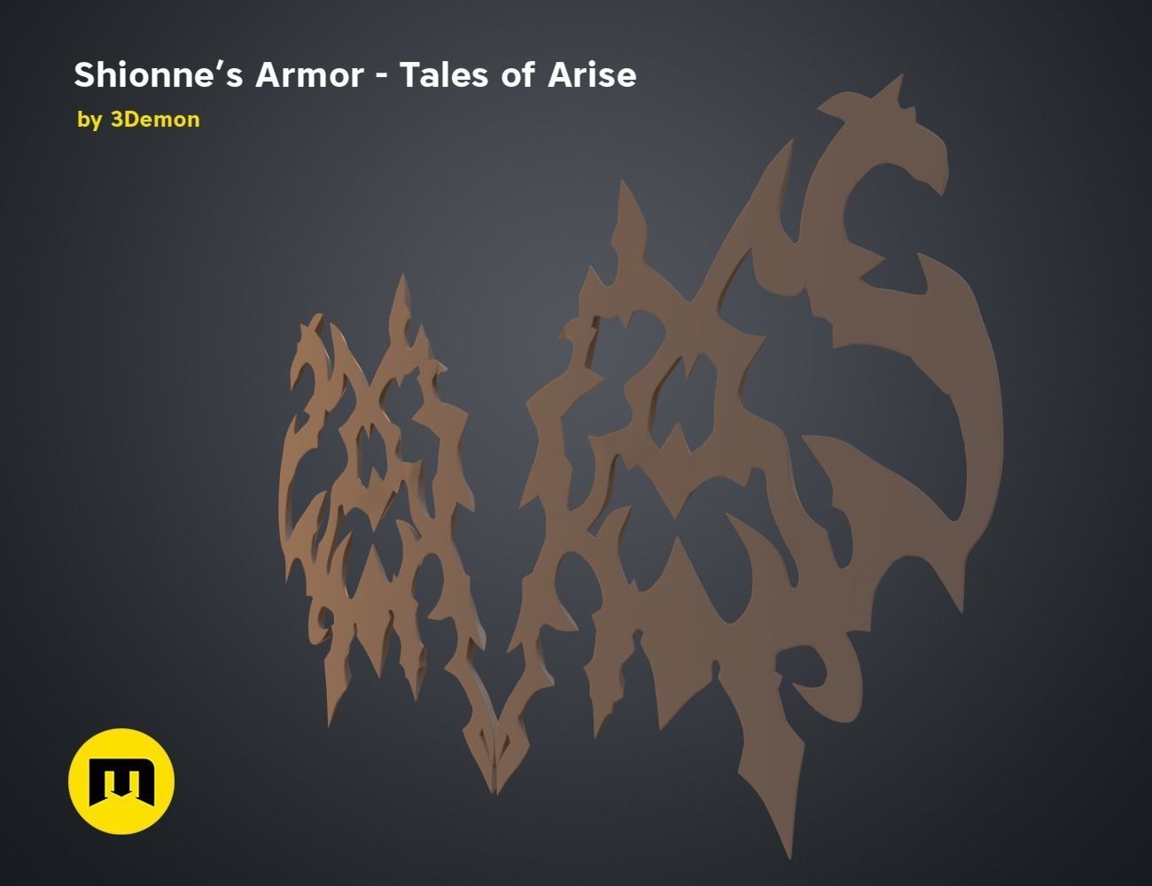 Shionne Armor - Tale of Aries 3D print model_38