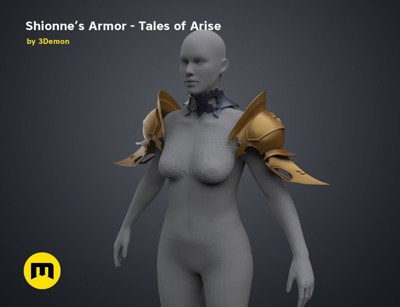 Shionne Armor - Tale of Aries 3D print model_7