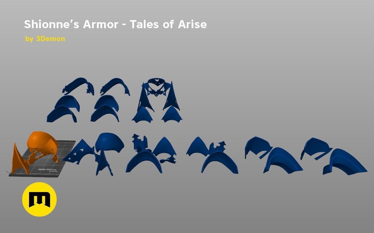Shionne Armor - Tale of Aries 3D print model_13