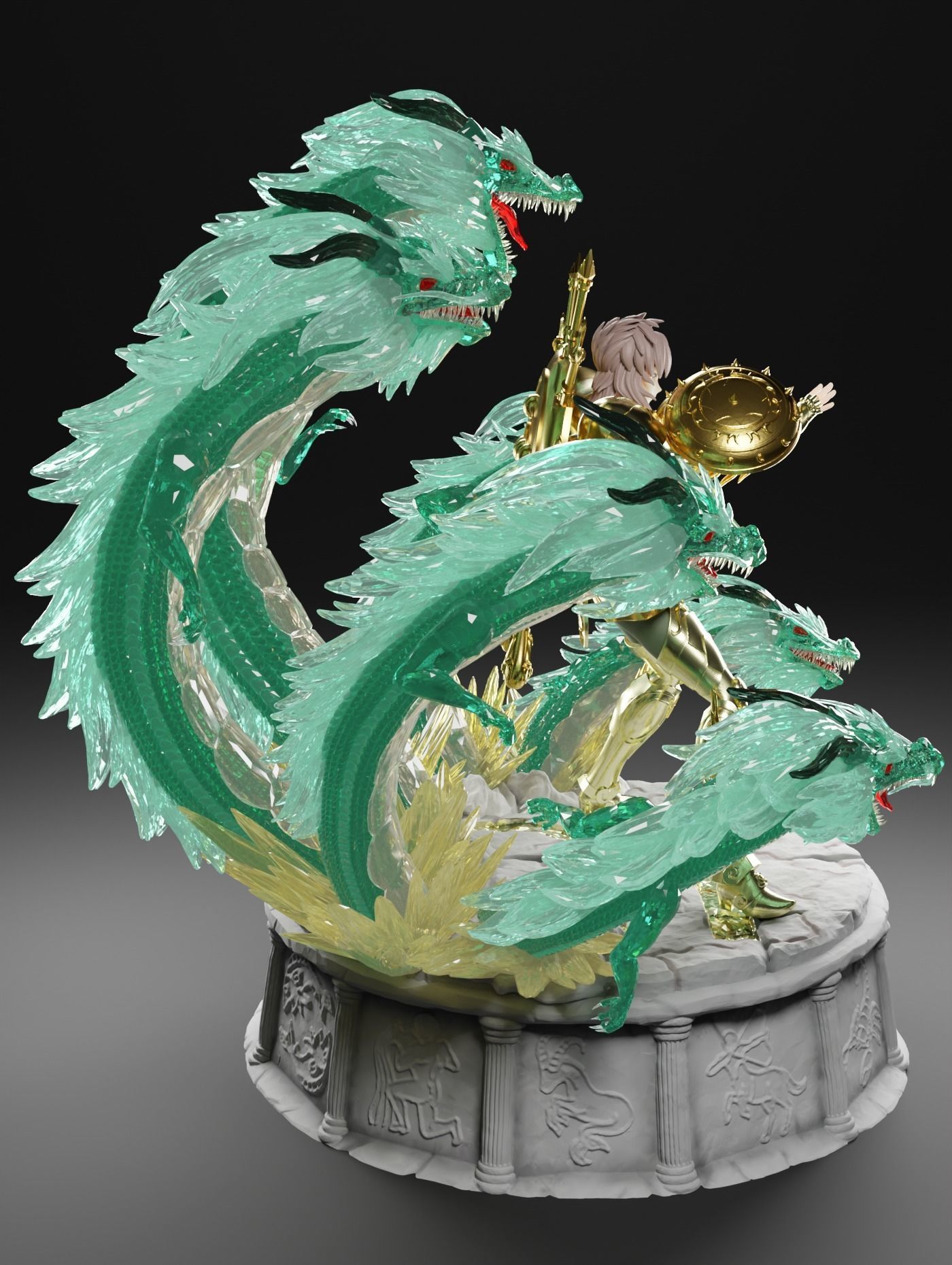 Libra Dohko - Saint Seiya  3D print model_5