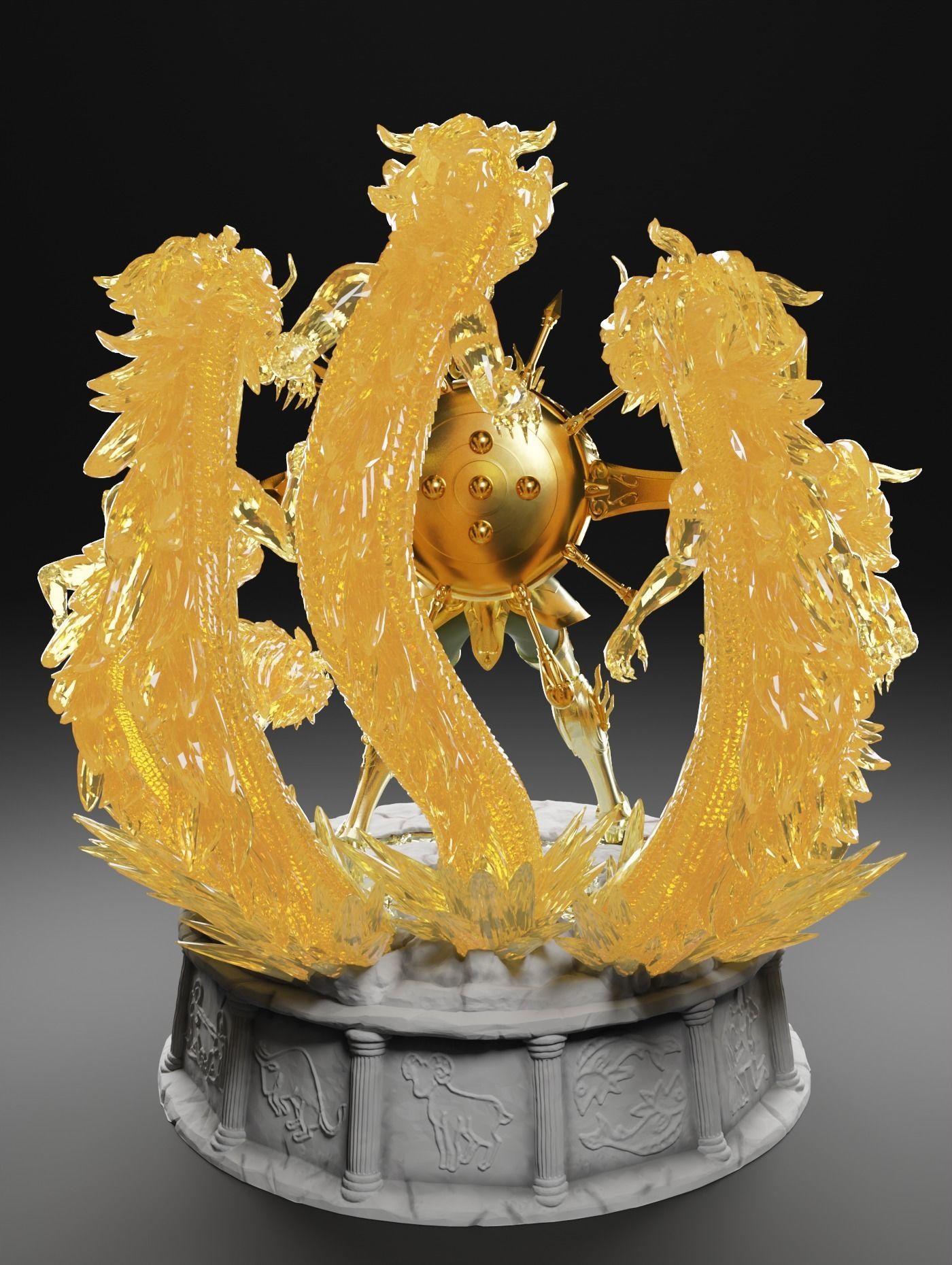 Libra Dohko - Saint Seiya  3D print model_3