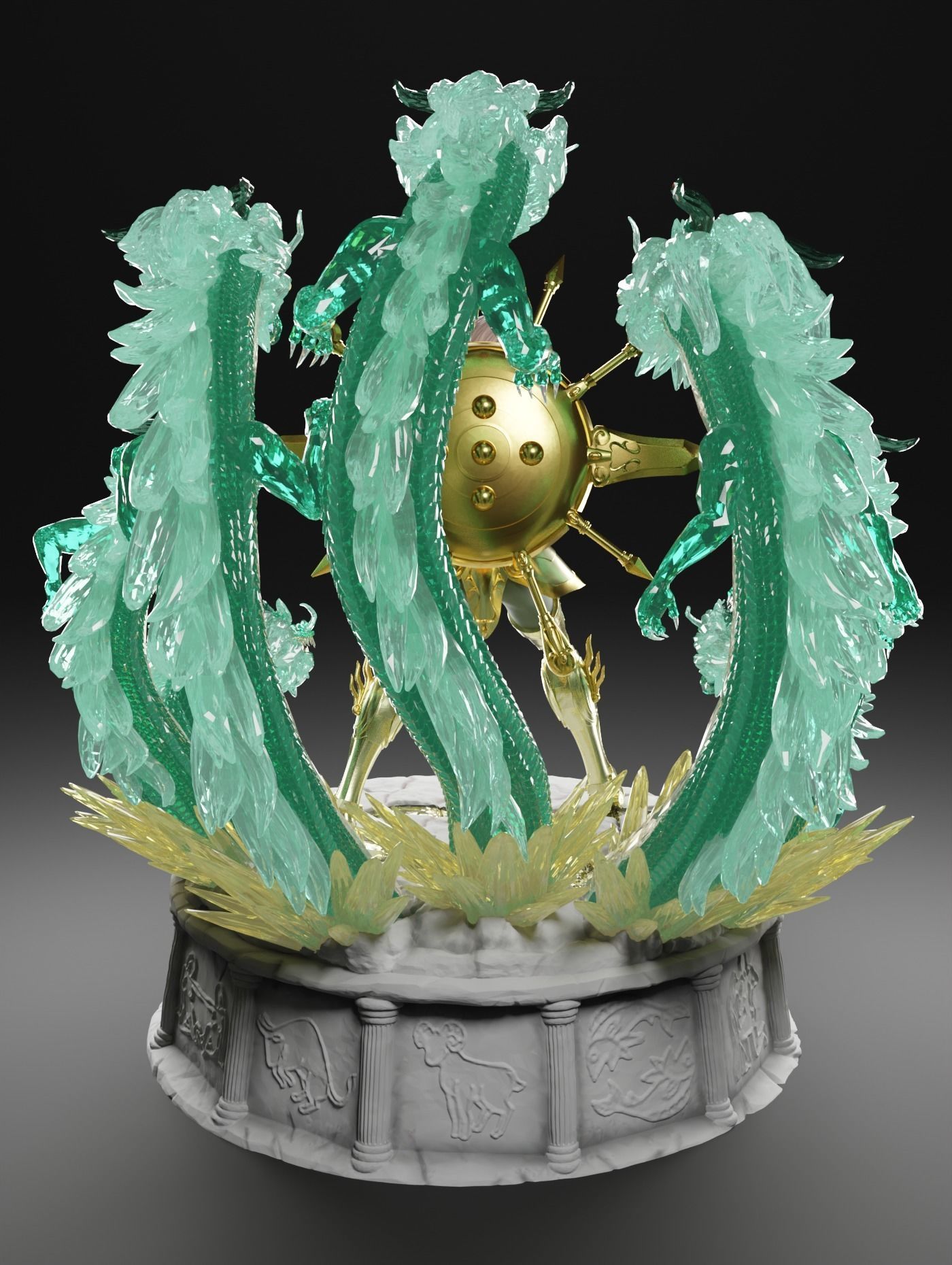 Libra Dohko - Saint Seiya  3D print model_7