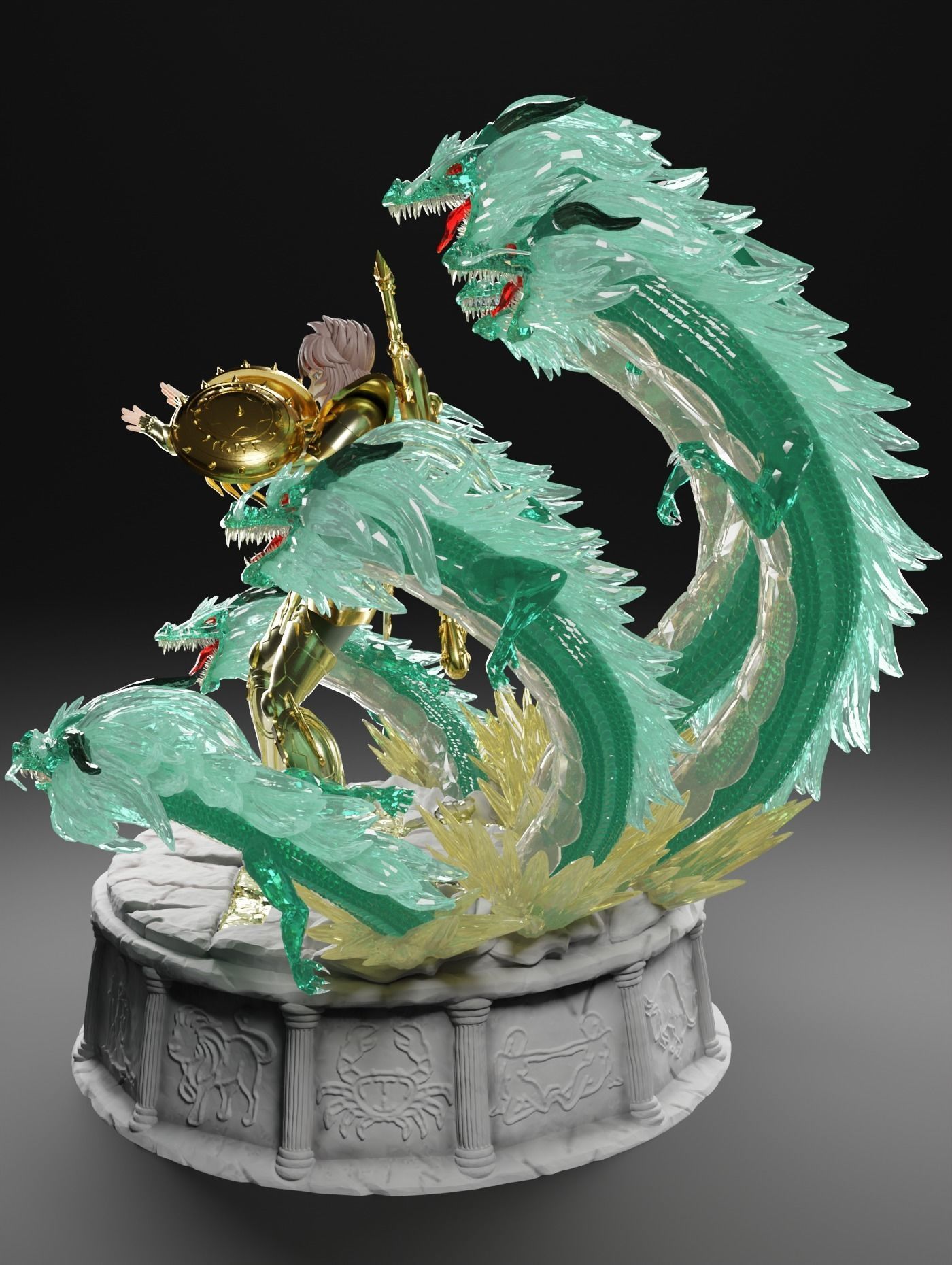 Libra Dohko - Saint Seiya  3D print model_6