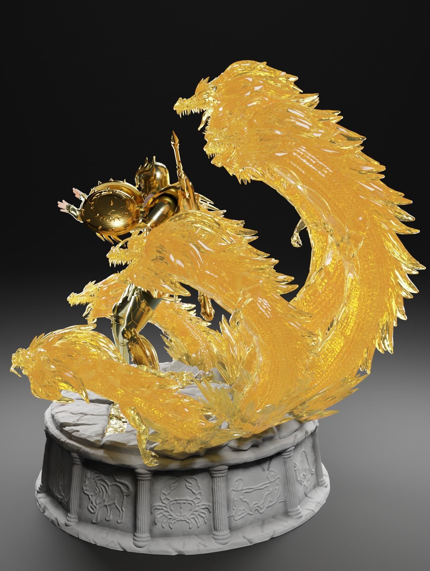 Libra Dohko - Saint Seiya  3D print model_2