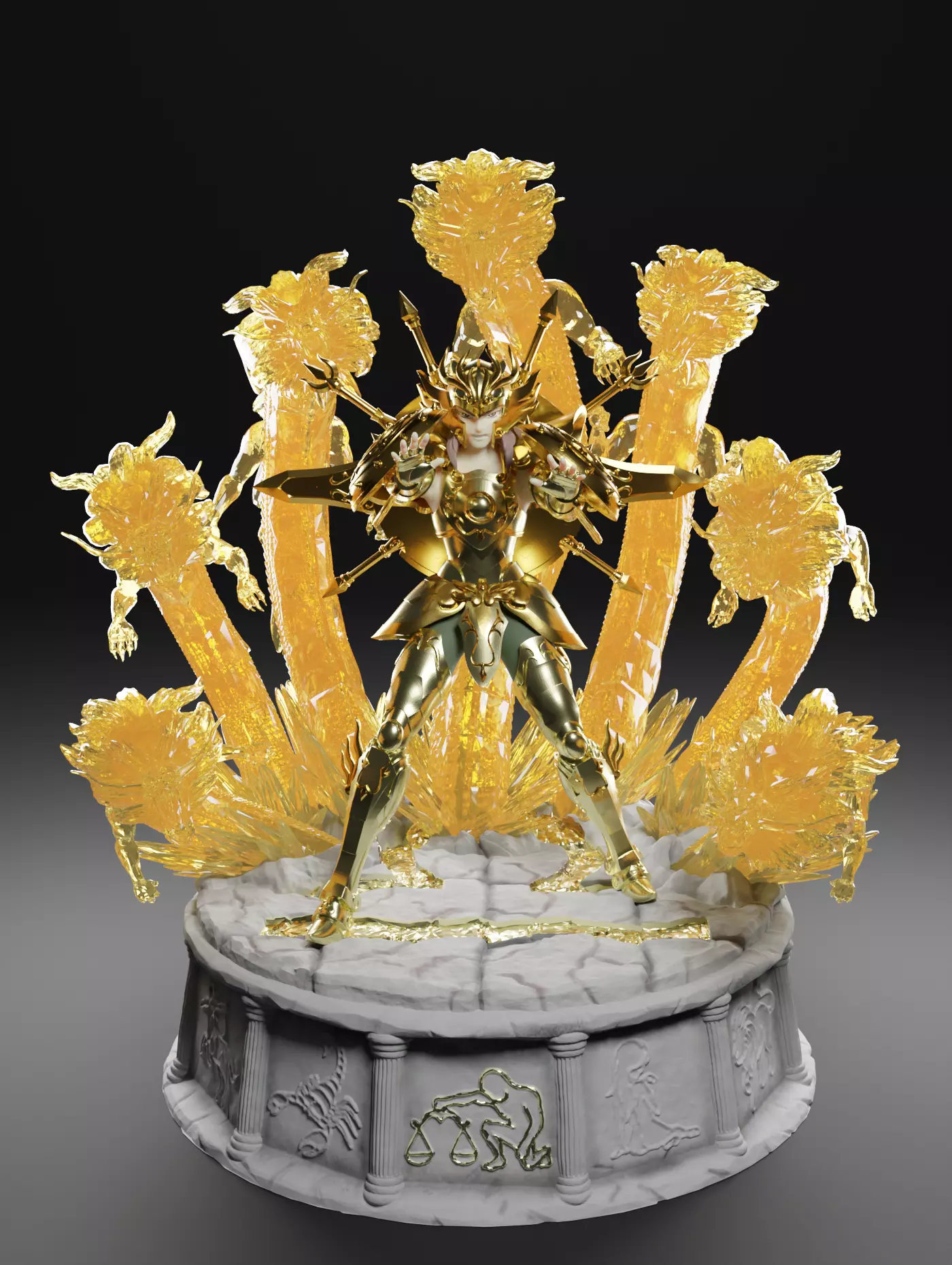 Libra Dohko - Saint Seiya  3D print model_0
