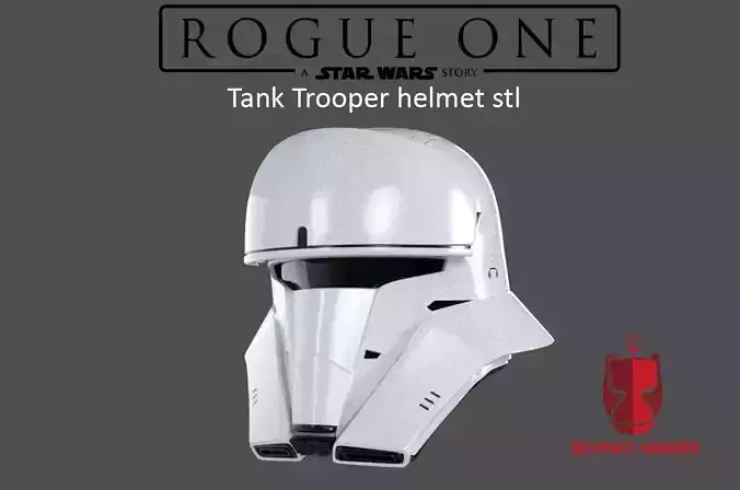 Tank Trooper helmet STL file for 3d print 3D print model