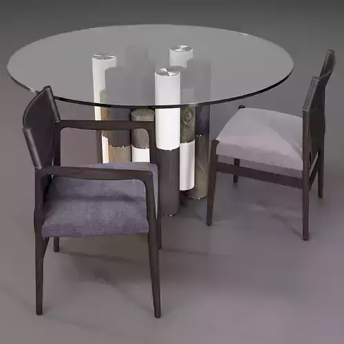 Porada Dining Set - Pilar Table and Sveva Chair