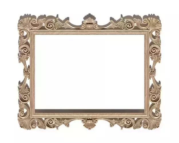Frame-022 ornate frame 3D model