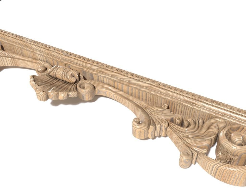 Frame-022 ornate frame 3D model_5