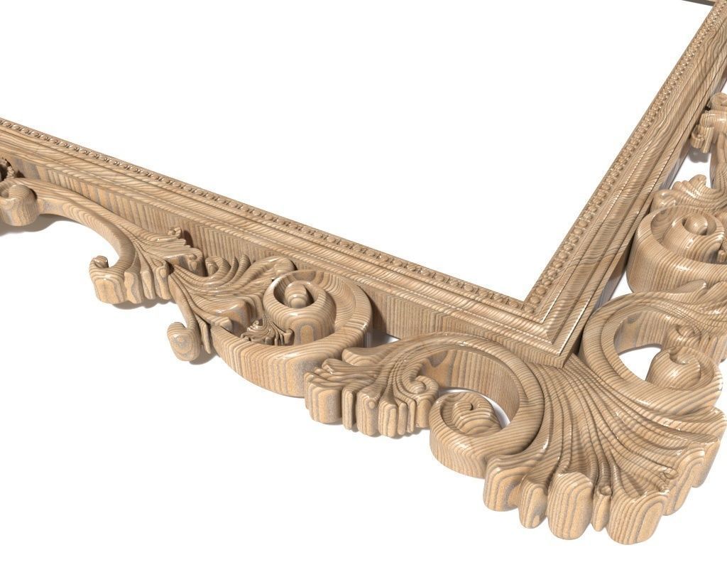 Frame-022 ornate frame 3D model_2