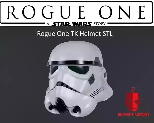 Rogue One Tk helmet stl
