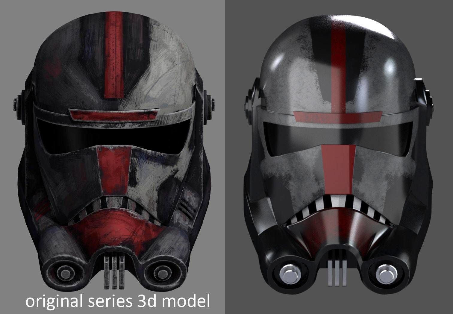 Hunter Bad Batch Helmet Stl 3D print model_2