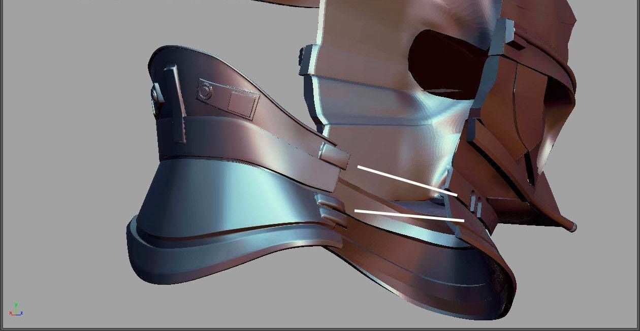 Darth Vader Helmet Ralph Macquarrie Concept 3D print model_4