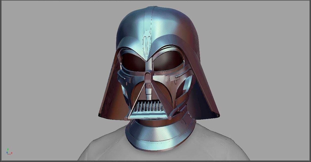 Darth Vader Helmet Ralph Macquarrie Concept 3D print model_5