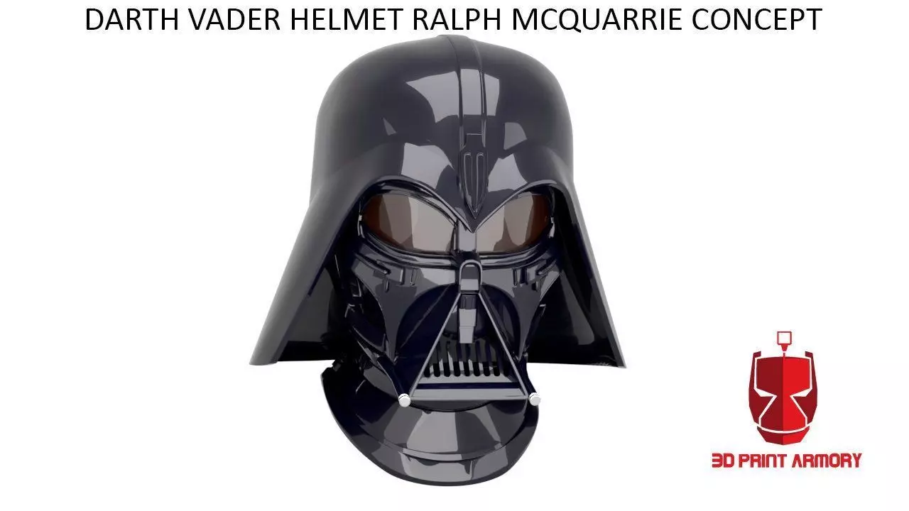 Darth Vader Helmet Ralph Macquarrie Concept 3D print model_0