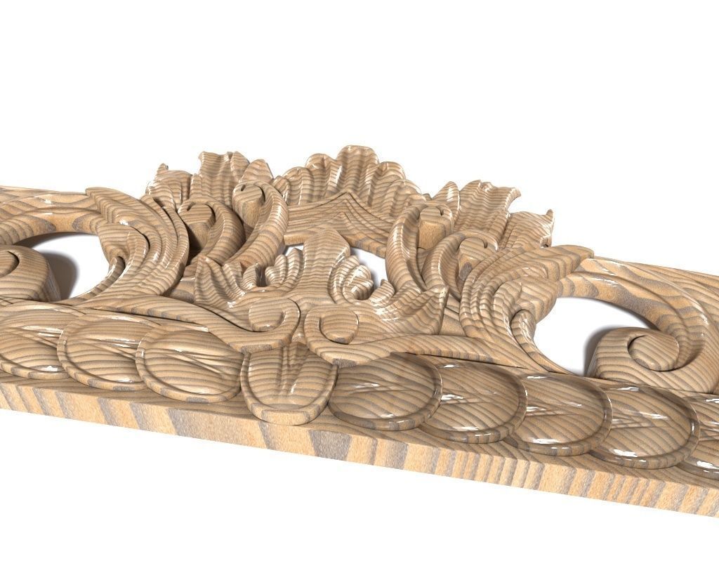 Frame-023 antique ornate frame 3D model_5