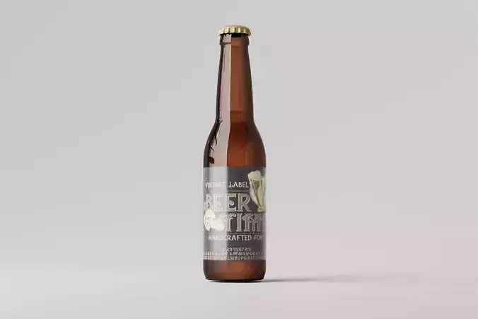 Beer Bottle 3D model