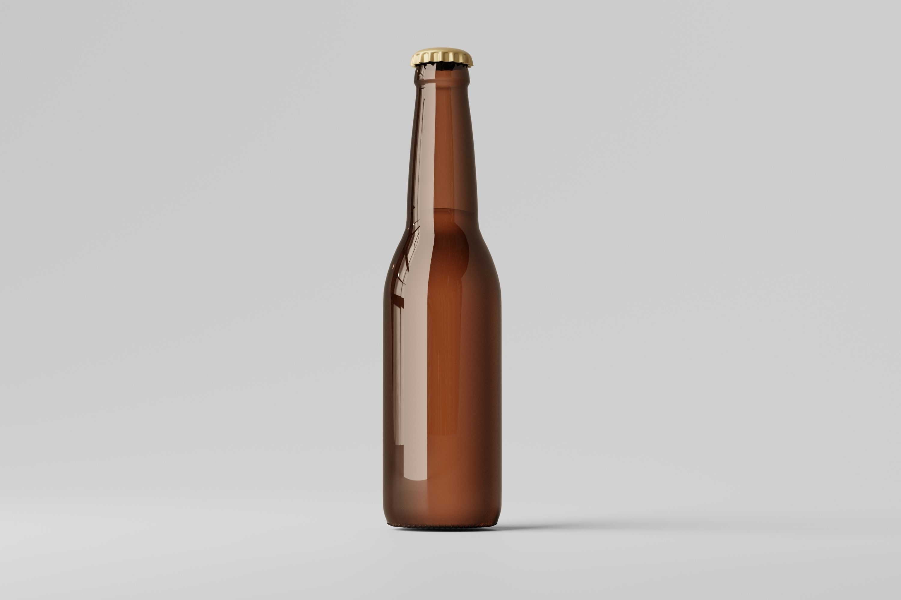 Beer Bottle 3D model_1