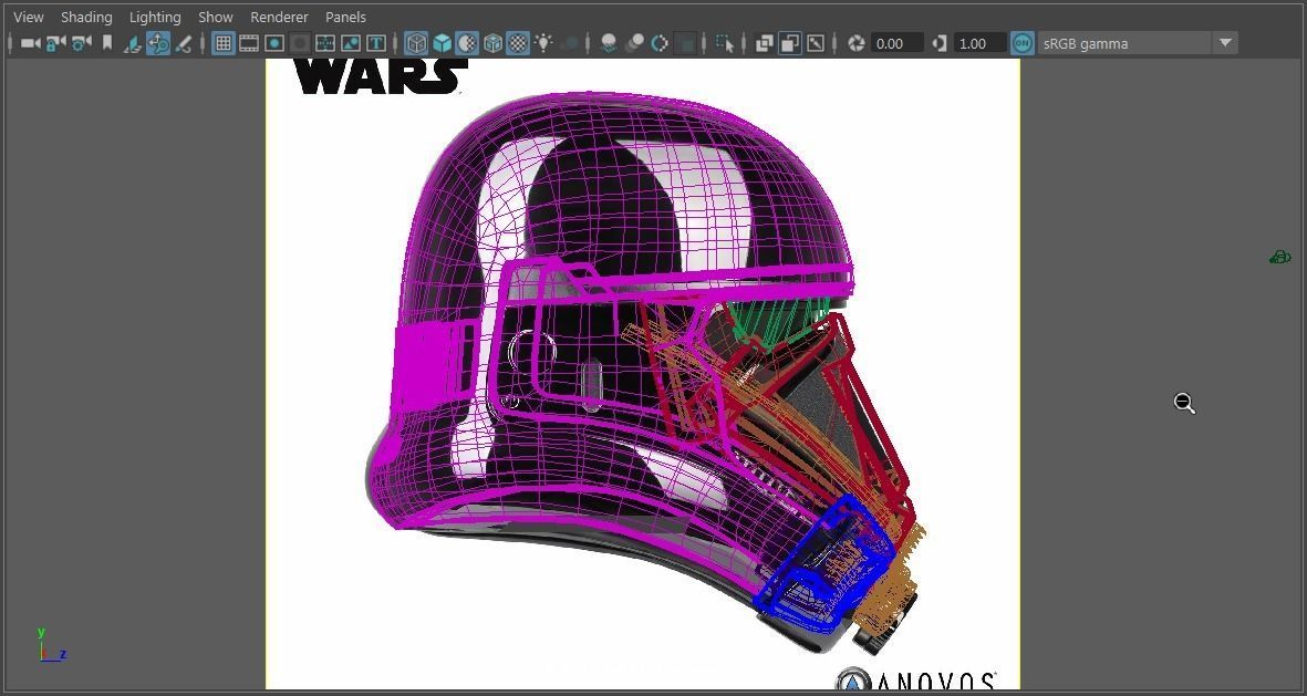 Death Trooper helmet STL file for 3d print 3D print model_7
