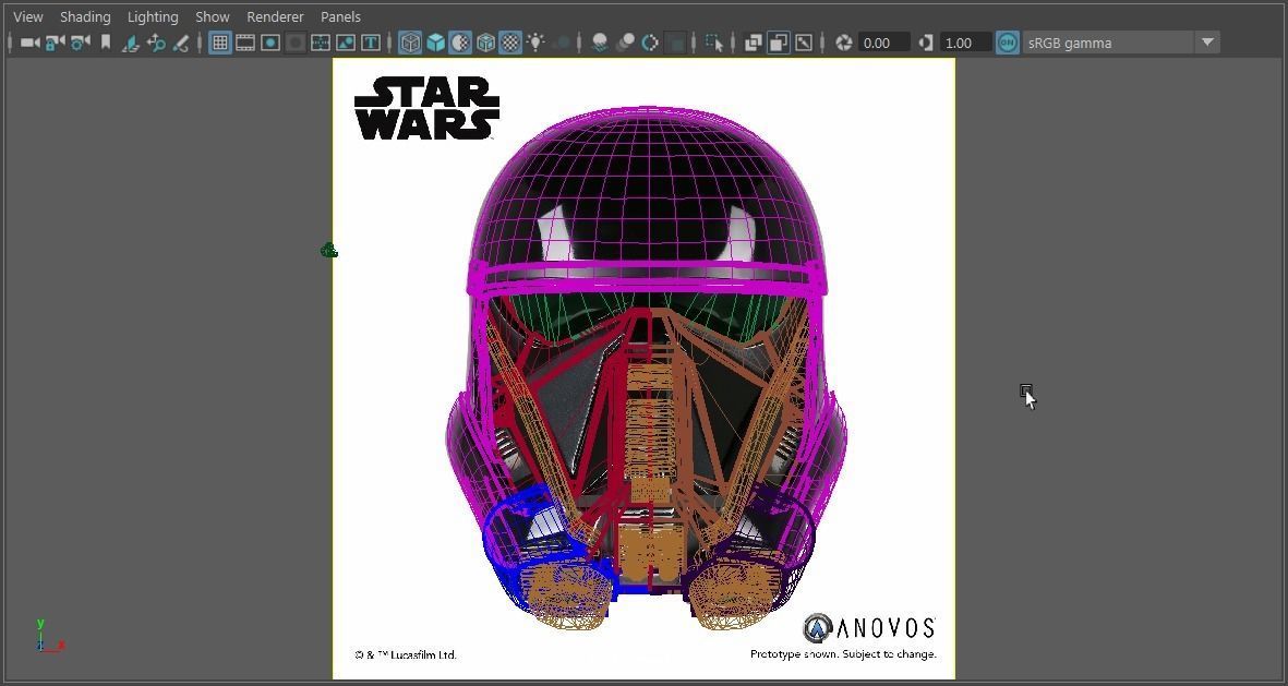 Death Trooper helmet STL file for 3d print 3D print model_6