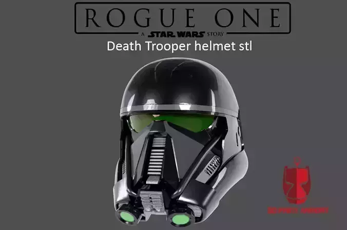 Death Trooper helmet STL file for 3d print 3D print model