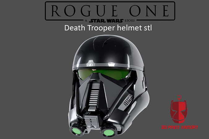 Death Trooper helmet STL file for 3d print 3D print model