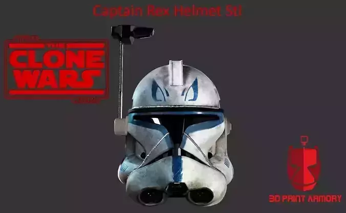 Captain Rex Helmet Stl 3D print model
