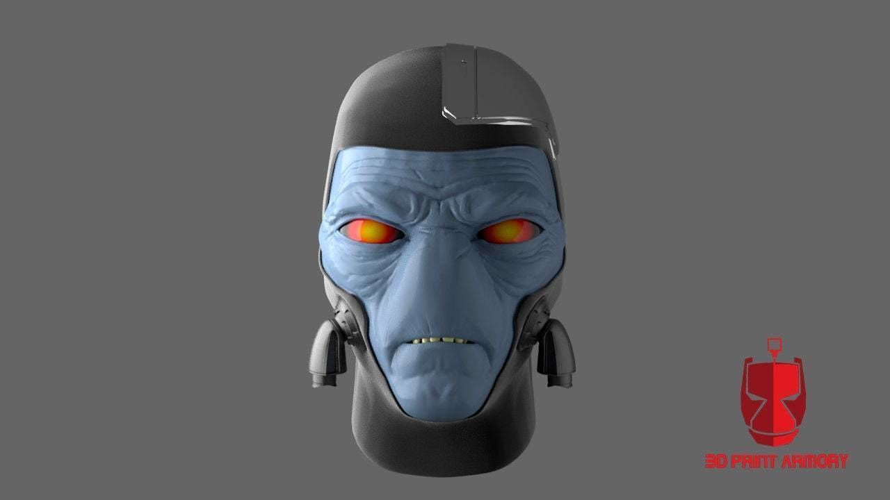 Cad Bane 1 1 scale head for 3d print 3D print model_2