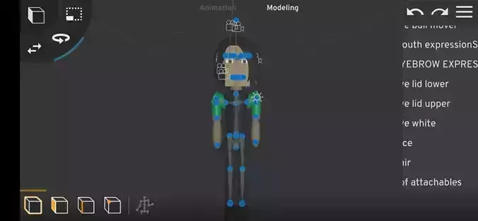 Rigged Man for animation story