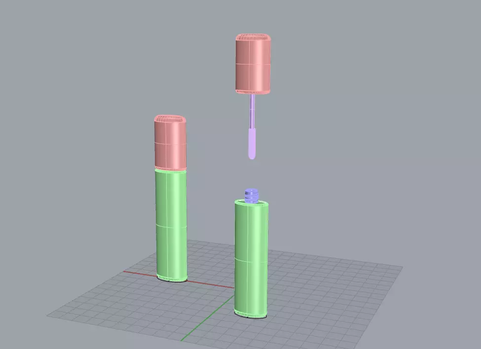 mascara eyes makeup 3D print model