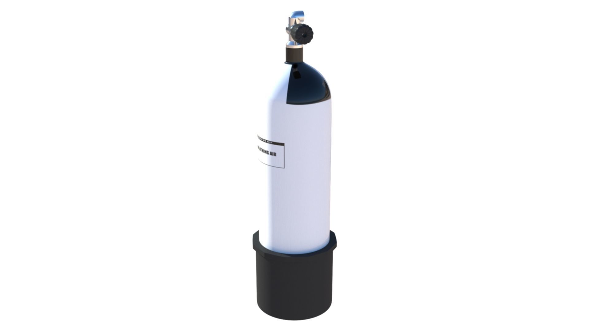 Scuba Diving Cylinder  3D model_16