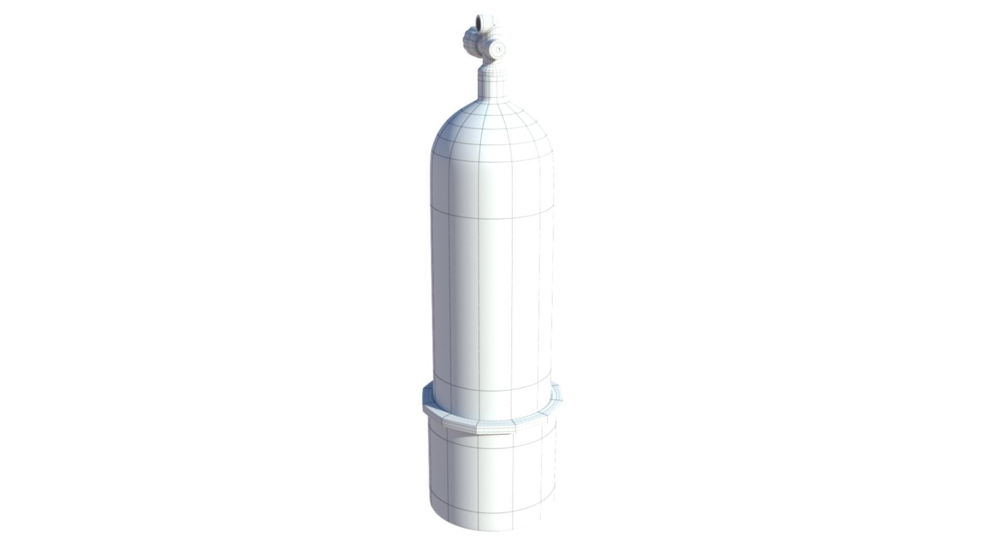 Scuba Diving Cylinder  3D model_30