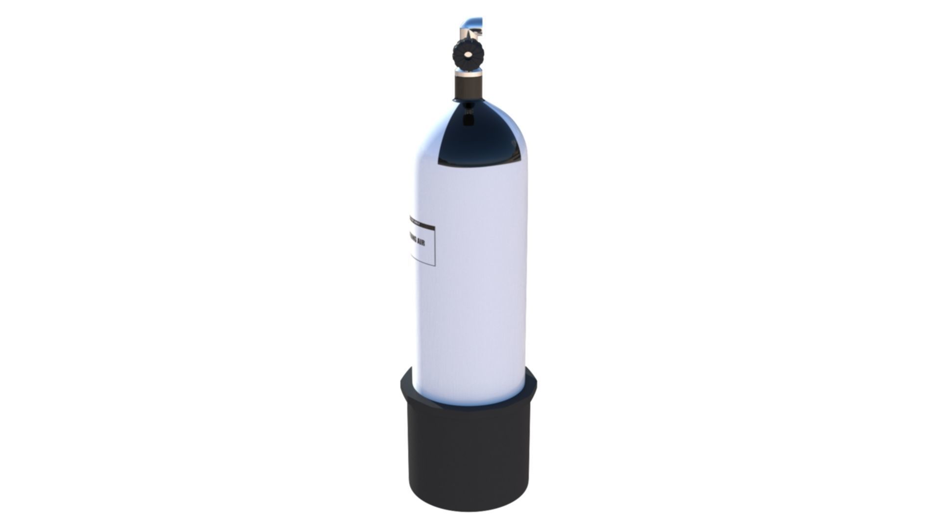 Scuba Diving Cylinder  3D model_17