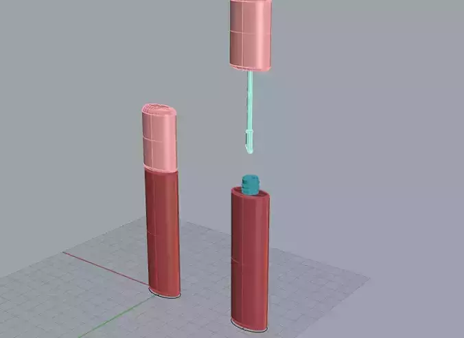 ligloss lipstick makeup cosmetic  3D print model