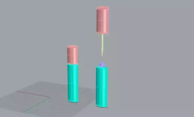 eyeliner makeup cosmetic 3D print model
